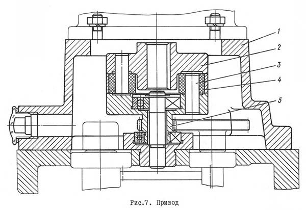 Привід вертикального свердлувального верстата 2Н125Л
